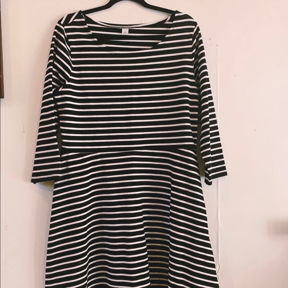 NWT OLD NAVY STRIPED BABYDOLL DRESS SIZE XL